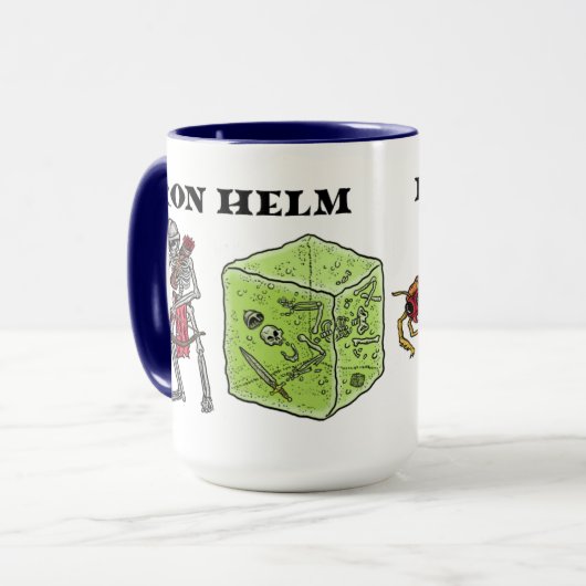 Premium IJzeren Helm Coffee-Mok Mok (Voorkant links)