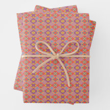 Premium Indiaans geometrisch bloempatroon