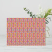 Premium Indiaans geometrisch bloempatroon Kaart (Staand voorkant)