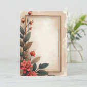 PREMIUM Invitation Kaart Design (Staand voorkant)