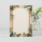 PREMIUM Invitation Kaart Design (Staand voorkant)