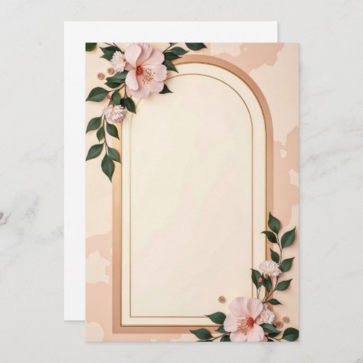 PREMIUM Invitation Kaart Design (Voorkant / Achterkant)