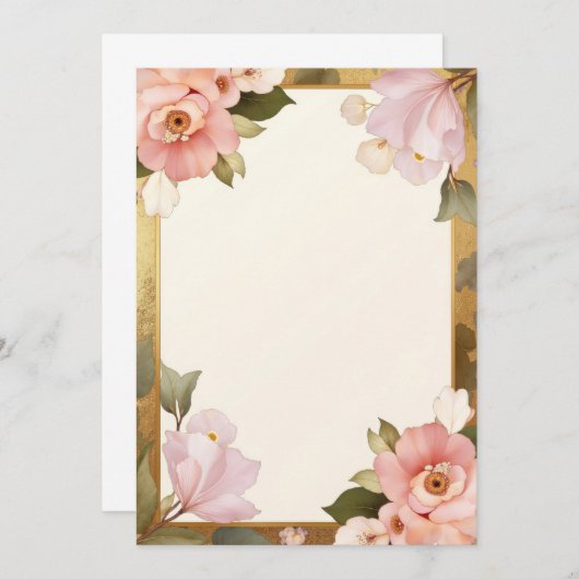 PREMIUM Invitation Kaart Design (Voorkant / Achterkant)