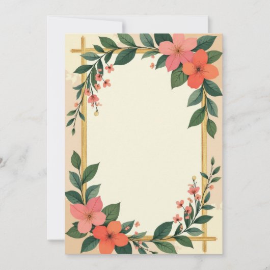 PREMIUM Invitation Kaart Design (Voorkant)