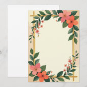 PREMIUM Invitation Kaart Design (Voorkant / Achterkant)