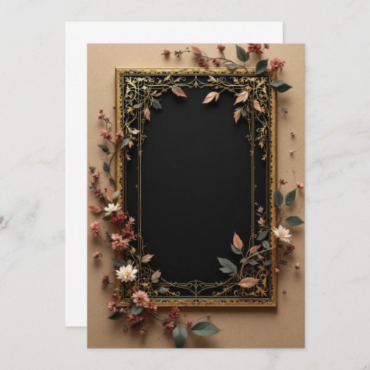 PREMIUM Invitation Kaart Design (Voorkant / Achterkant)