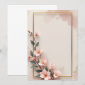 PREMIUM Invitation Kaart Design (Voorkant / Achterkant)