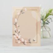 PREMIUM Invitation Kaart Design (Staand voorkant)