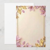 PREMIUM Invitation Kaart Design (Voorkant / Achterkant)