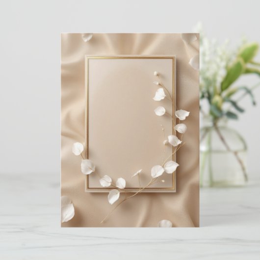 PREMIUM Invitation Kaart Design (Staand voorkant)