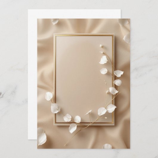 PREMIUM Invitation Kaart Design (Voorkant / Achterkant)