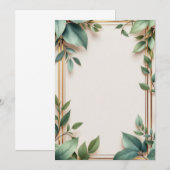 PREMIUM Invitation Kaart Design (Voorkant / Achterkant)