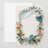 PREMIUM Invitation Kaart Design (Voorkant / Achterkant)