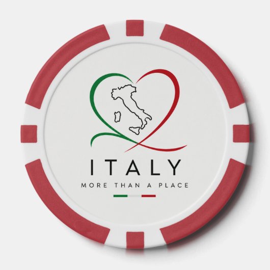 Premium Italiaanse pokerchip op maat (Voorkant)