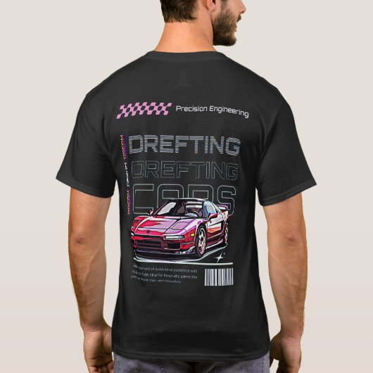 Premium JDM-geïnspireerde Accessoires, Body Kits & T-shirt (Achterkant)