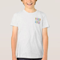 Premium Jongens Wit T-Shirt Custom Company Logo