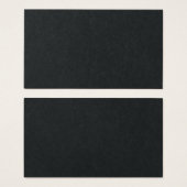 Premium-kaart voor zwart profiel visitekaartje (Voorkant /achterkant)