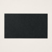 Premium-kaart voor zwart profiel visitekaartje (Voorkant)