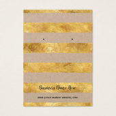 Premium - Kaarten voor kraft & Gold Foil aarden Visitekaartje (Voorkant)
