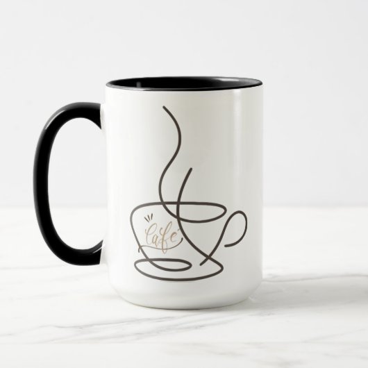 Premium keramische koffiemok mok (Links)