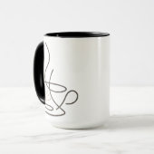 Premium keramische koffiemok mok (Voorkant links)