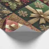 Premium kerstcadeaus cadeaupapier (Hoek)