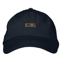 Premium KING Verstelbare Navy-Hoofddeksel Gladde H