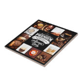 Premium koffie altijd goed tegeltje (Zijkant)