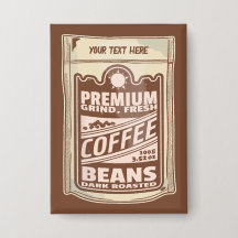 Premium koffiebonen eten poster café Barista