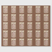 Premium koffiebonen eten poster café Barista Cadeaupapier (Vlak)