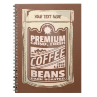 Premium koffiebonen eten poster café Barista