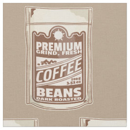 Premium koffiebonen eten poster café Barista Stof