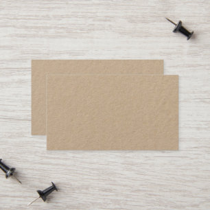Premium Kraft Contactkaartje