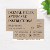 Premium Kraft Dermal Filler Natercare Advice Kaart (Bureau)