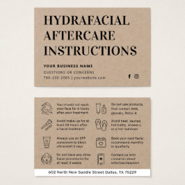 Premium Kraft HydraFacial Advice Kaart