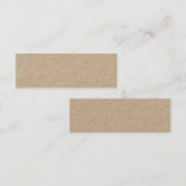 Premium Kraft Mini Visitekaartje (Voorkant / Achterkant)