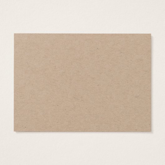 Premium Kraft-papier Visitekaartje (Achterkant)