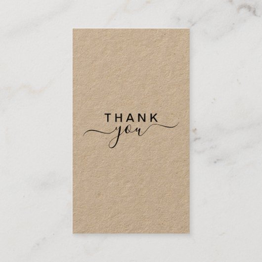 Premium Kraft QR Code Google Review Visitekaartje (Achterkant)