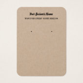 Premium - Kraft - visitekaartjes (Voorkant)