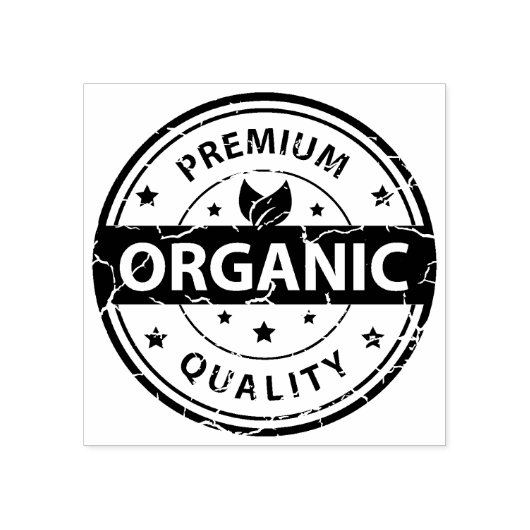 Premium kwaliteit biologisch product rubberstempel (Afrduk)