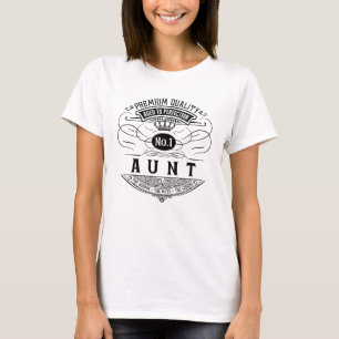 Premium kwaliteit verouderd met perfectie tante t-shirt