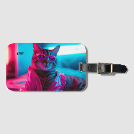 Premium lederen Bagagelabel