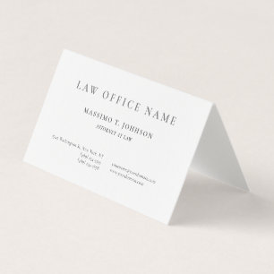 Premium Linen Advocaat Jurist Anwalt Visitekaartje