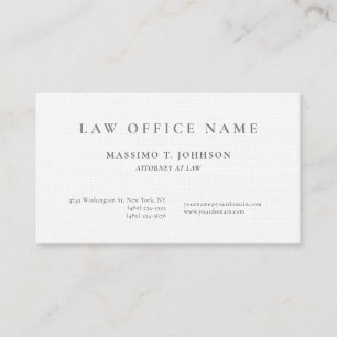 Premium Linen Advocaat Jurist Visitekaartje