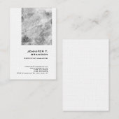 Premium - Linen - minimalistisch laagje moderne, p Visitekaartje (Voorkant / Achterkant)