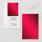 Premium - Linen - minimalistisch laagje moderne, p Visitekaartje (Voorkant / Achterkant)