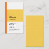 Premium - Linen - minimalistisch modern Visitekaartje (Voorkant / Achterkant)