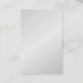 Premium - Linen - minimalistisch platte, moderne z Visitekaartje (Achterkant)
