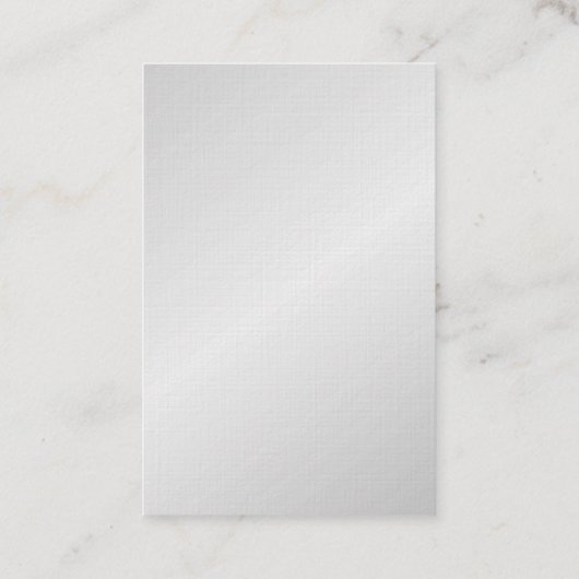 Premium - Linen - minimalistisch platte, moderne z Visitekaartje (Achterkant)