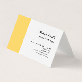 Premium Linen Plain Professional Minimalist Visitekaartje